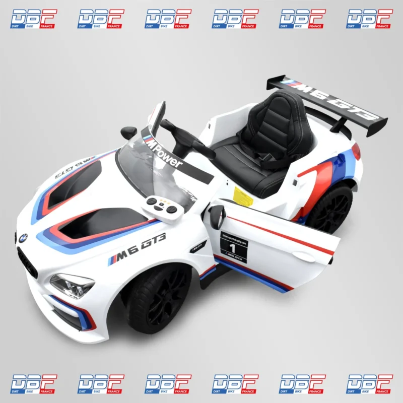 Voiture électrique enfant bmw m6 gt3 Blanc, Dirt Bike France - Photo N°10