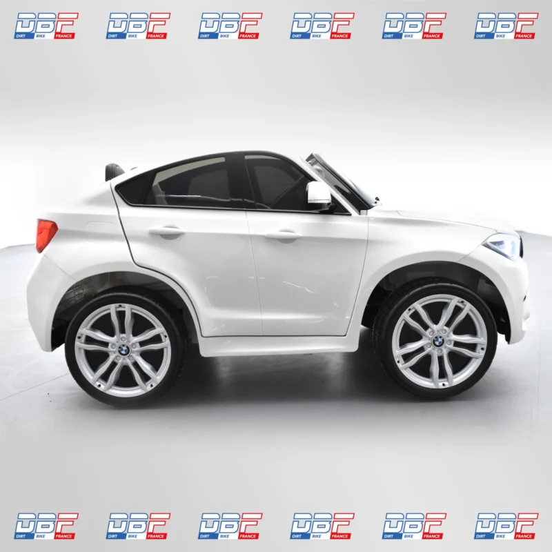 Voiture électrique enfant bmw x6m 2 places Blanc, Dirt Bike France - Photo N°7