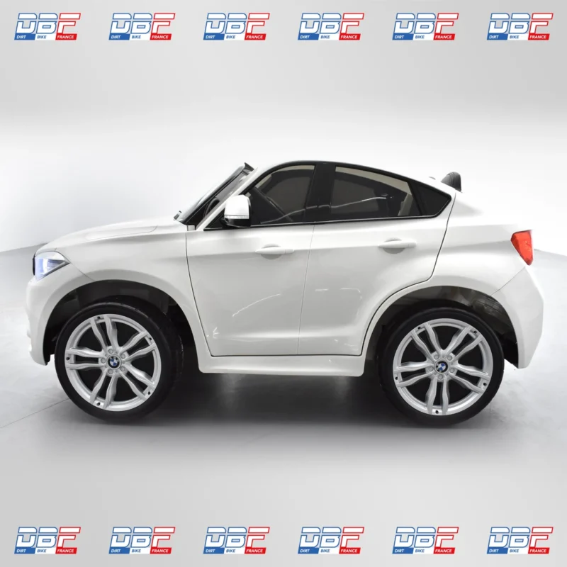 Voiture électrique enfant bmw x6m 2 places Blanc, Dirt Bike France - Photo N°8