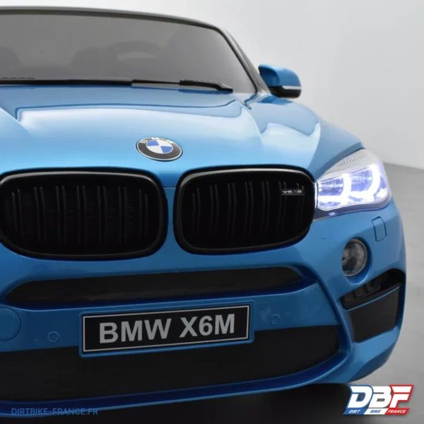 Voiture électrique enfant bmw x6m 2 places Bleu, photo 7 sur Dirt Bike France