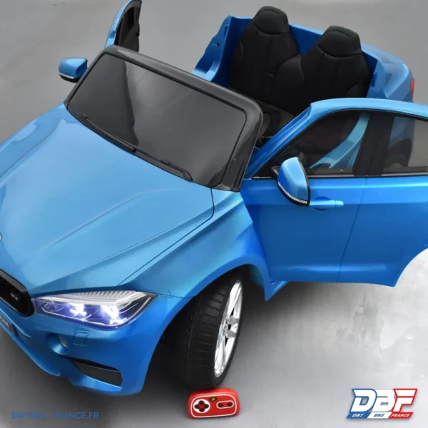 Voiture électrique enfant bmw x6m 2 places Bleu, photo 9 sur Dirt Bike France