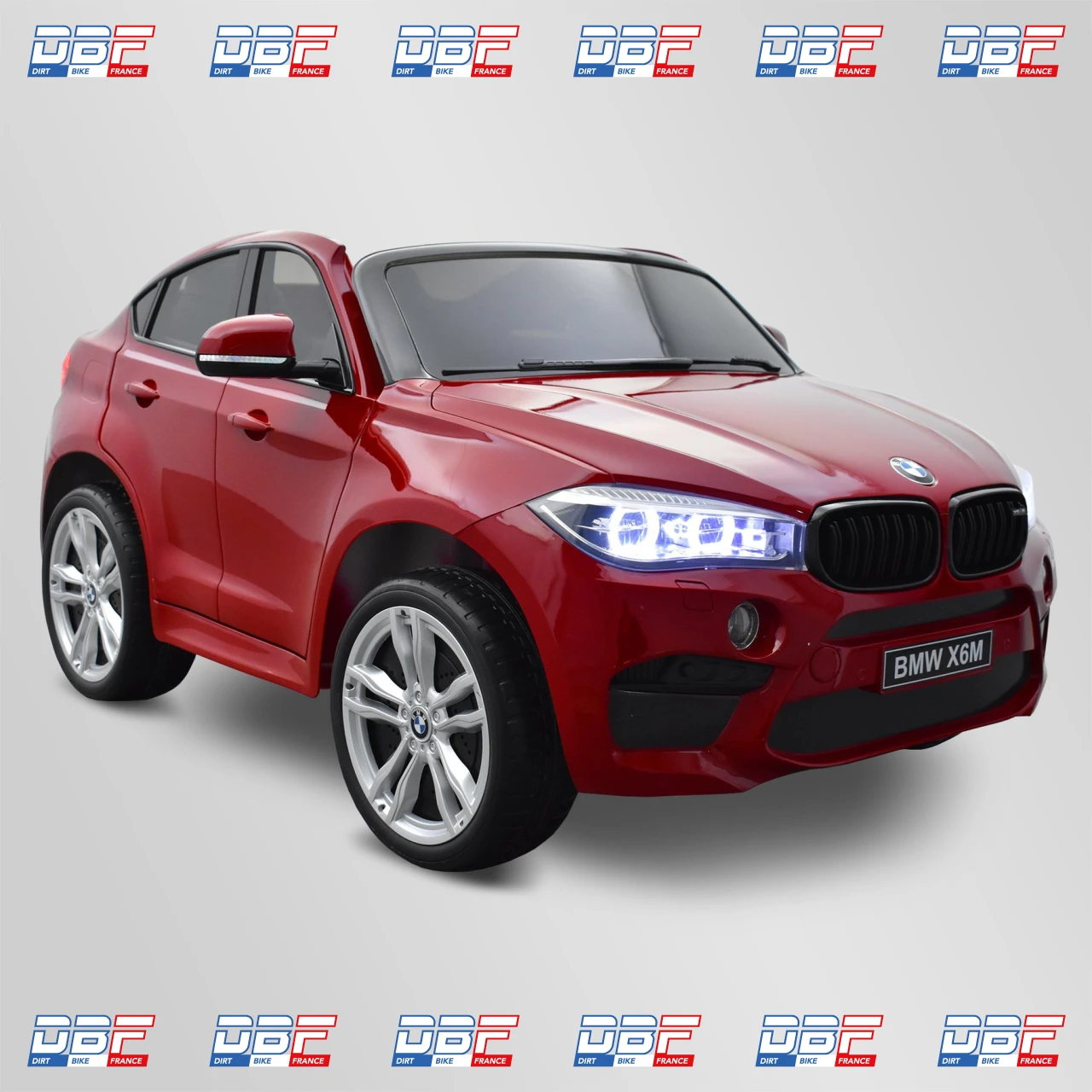 Voiture électrique enfant bmw x6m 2 places Rouge