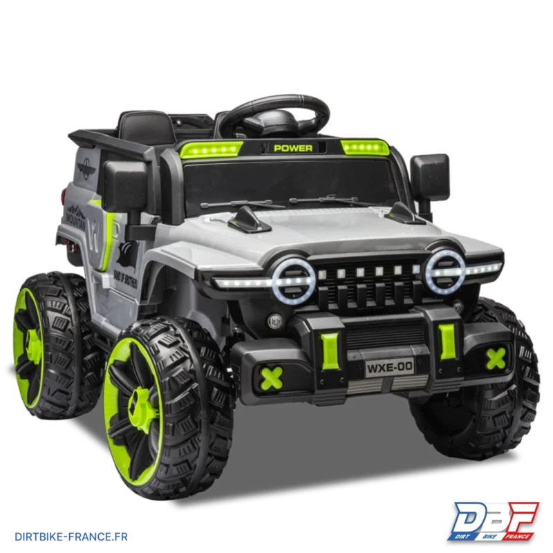 Voiture électrique enfant jeep bronco 12v Silver, Dirt Bike France - Photo N°1