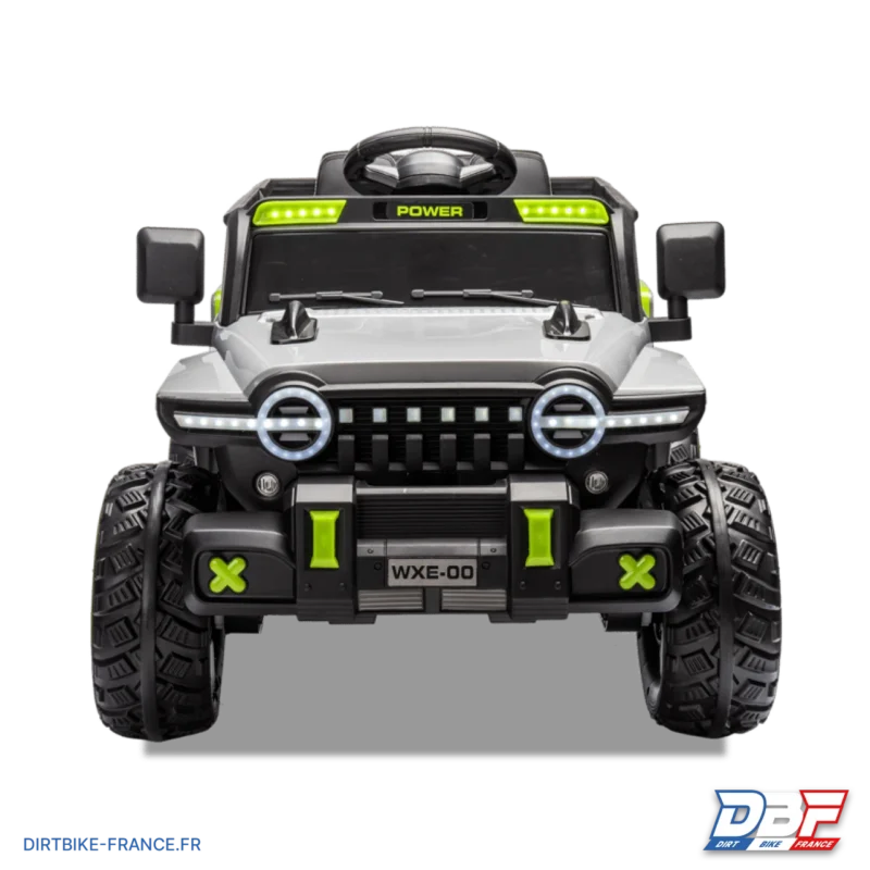 Voiture électrique enfant jeep bronco 12v Silver, Dirt Bike France - Photo N°2