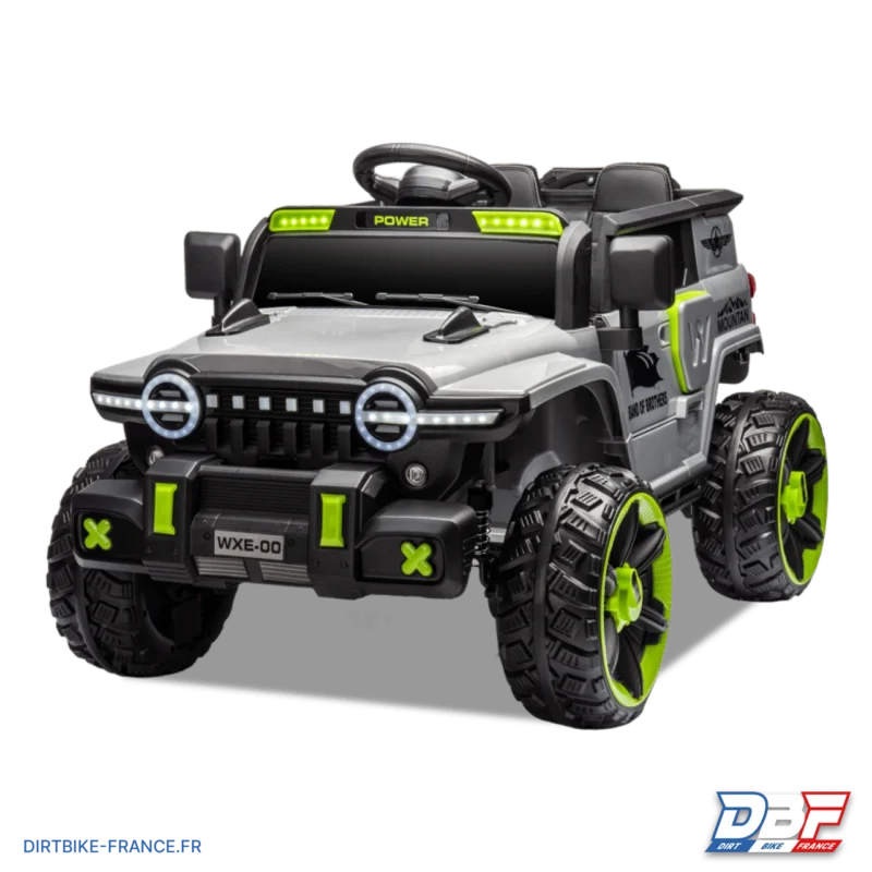 Voiture électrique enfant jeep bronco 12v Silver, Dirt Bike France - Photo N°3
