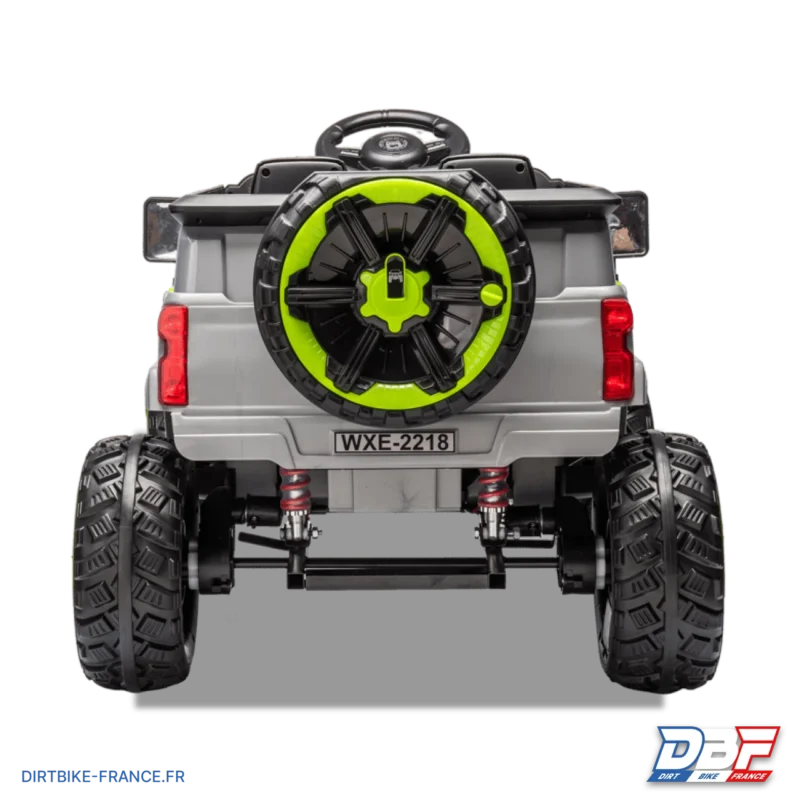 Voiture électrique enfant jeep bronco 12v Silver, Dirt Bike France - Photo N°4