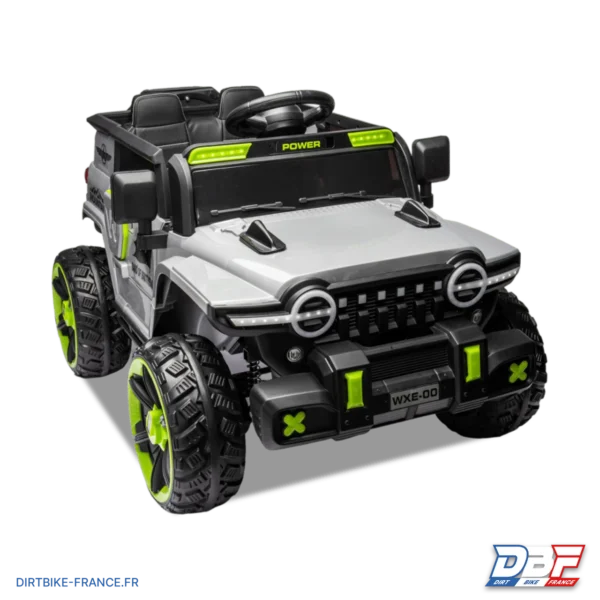 Voiture électrique enfant jeep bronco 12v Silver, photo 6 sur Dirt Bike France