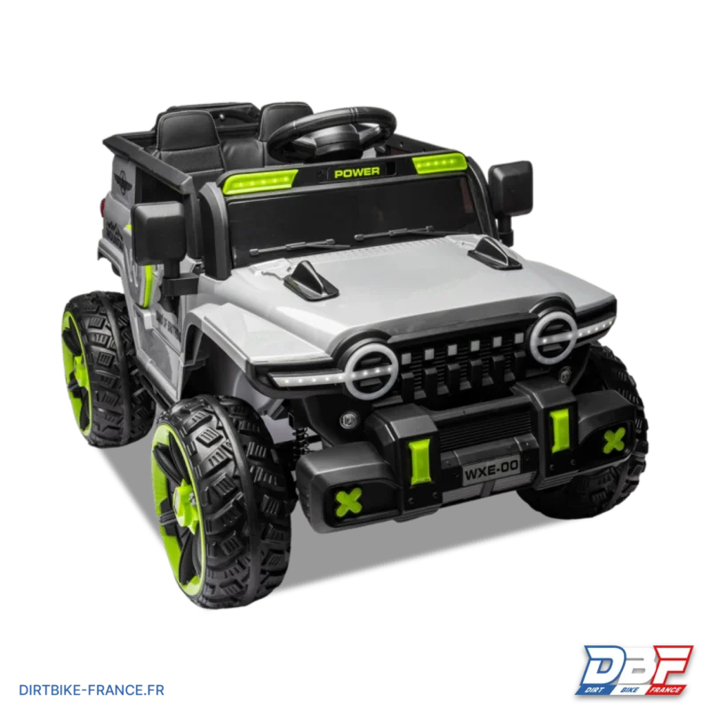 Voiture électrique enfant jeep bronco 12v Silver, Dirt Bike France - Photo N°6