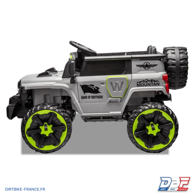 Voiture électrique enfant jeep bronco 12v Silver, Dirt Bike France - Photo N°7