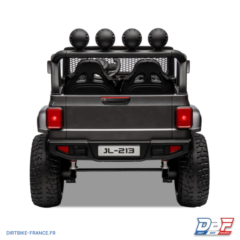 Voiture électrique enfant jeep geoland v2 24v Noir, Dirt Bike France - Photo N°4
