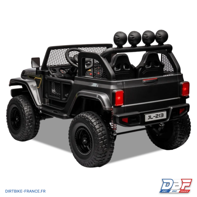 Voiture électrique enfant jeep geoland v2 24v Noir, Dirt Bike France - Photo N°6