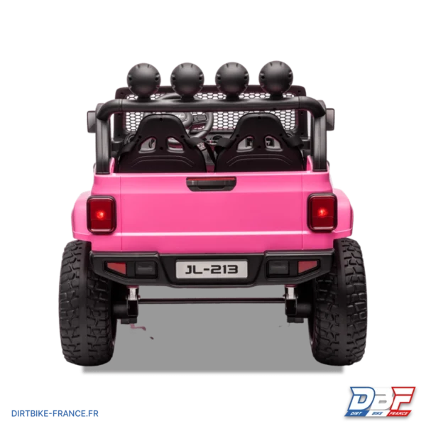 Voiture électrique enfant jeep geoland v2 24v Rose, photo 4 sur Dirt Bike France