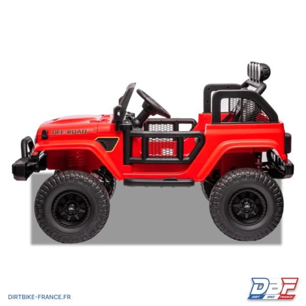 Voiture électrique enfant jeep geoland v2 24v Rouge , photo 5 sur Dirt Bike France
