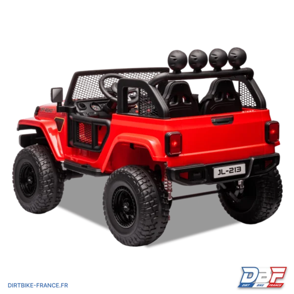 Voiture électrique enfant jeep geoland v2 24v Rouge , photo 6 sur Dirt Bike France
