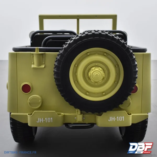 Voiture électrique enfant jeep willys 3 places 12V Sable, photo 8 sur Dirt Bike France