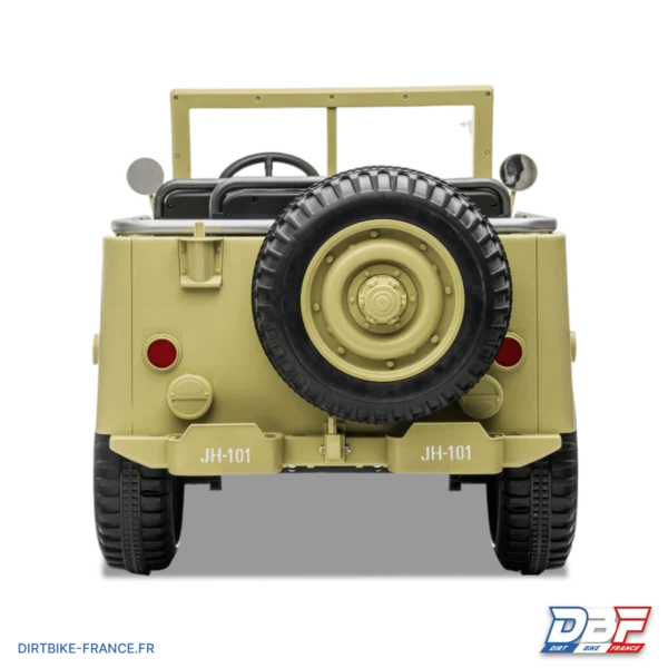 Voiture électrique enfant jeep willys 3 places 24V Sable, photo 3 sur Dirt Bike France