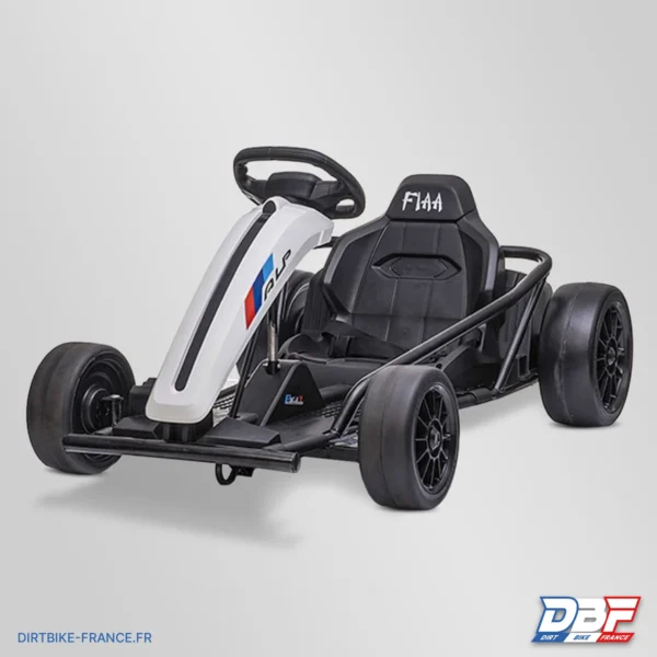 Voiture électrique enfant karting drift 250w Blanc, photo 1 sur Dirt Bike France