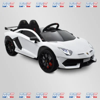 Voiture électrique enfant lamborghini aventador svj 12v Blanc Dirt Bike France