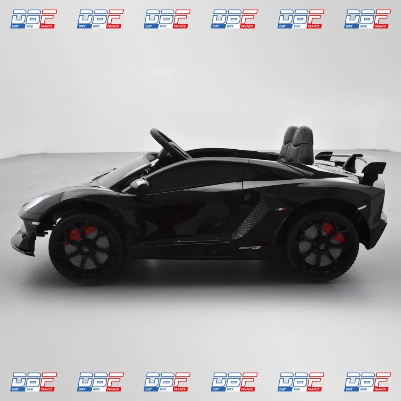 Voiture électrique enfant lamborghini aventador svj 12v Noir, Dirt Bike France - Photo N°10