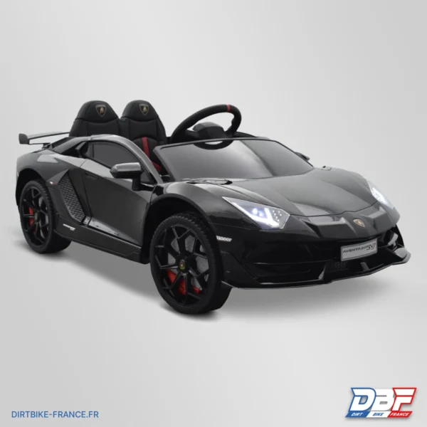 Voiture électrique enfant lamborghini aventador svj 12v Noir, photo 1 sur Dirt Bike France