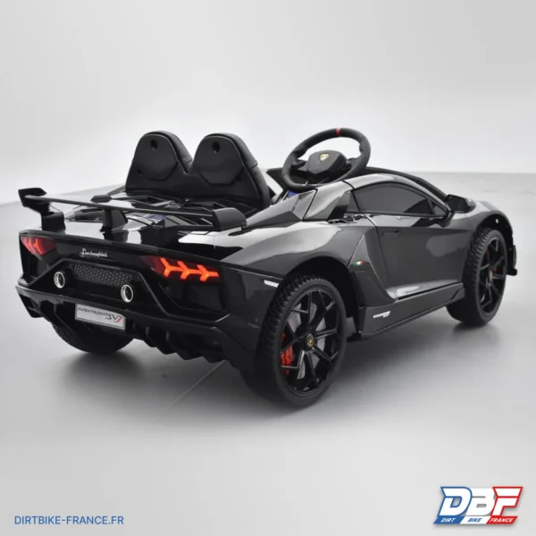 Voiture électrique enfant lamborghini aventador svj 12v Noir, photo 3 sur Dirt Bike France