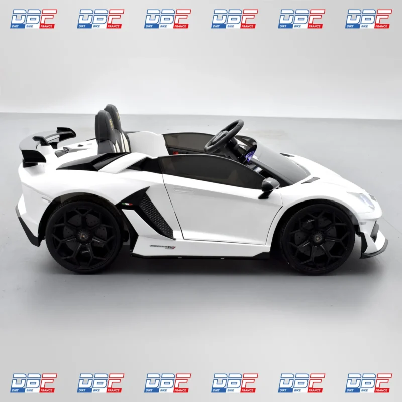 Voiture électrique enfant lamborghini svj 24v Blanc, Dirt Bike France - Photo N°9