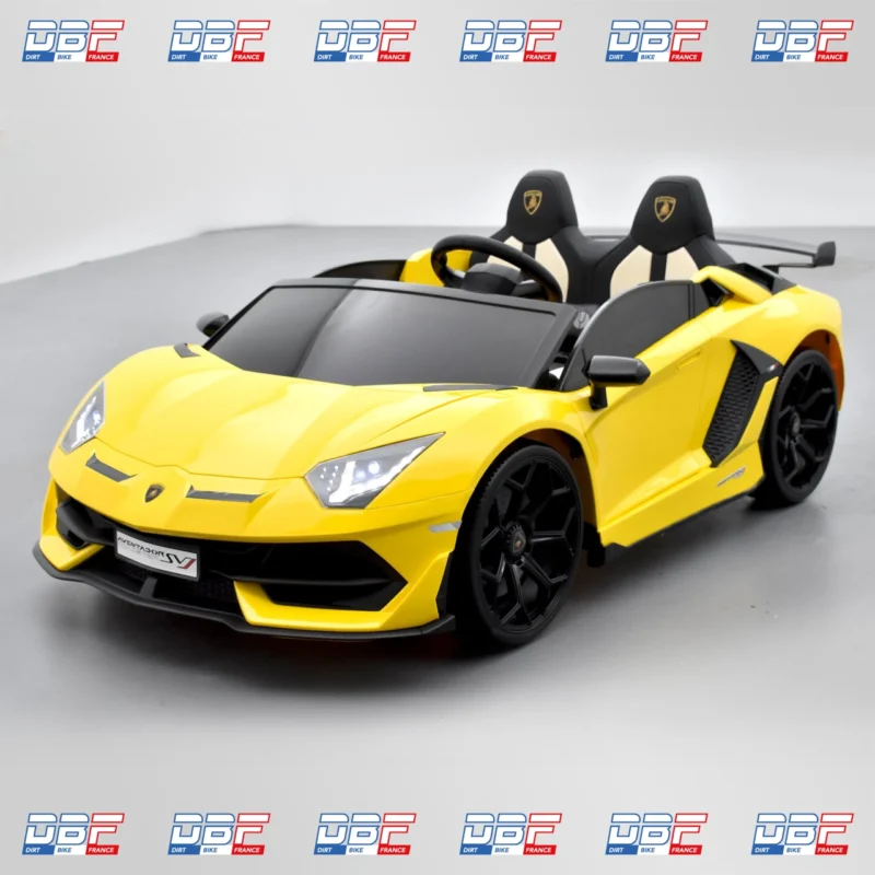 Voiture électrique enfant lamborghini svj 24v Jaune, Dirt Bike France - Photo N°2