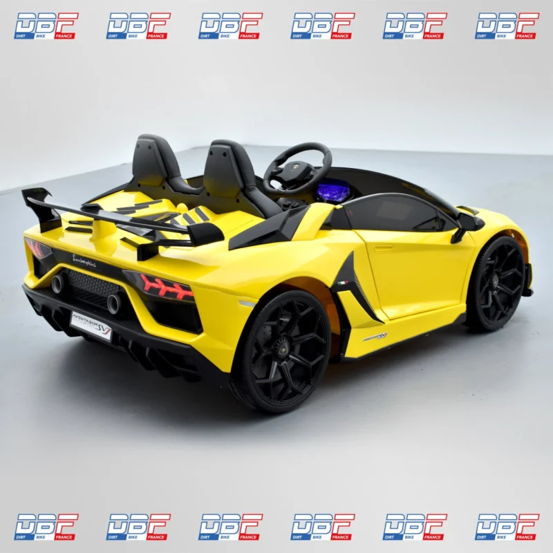 Voiture électrique enfant lamborghini svj 24v Jaune, Dirt Bike France - Photo N°5