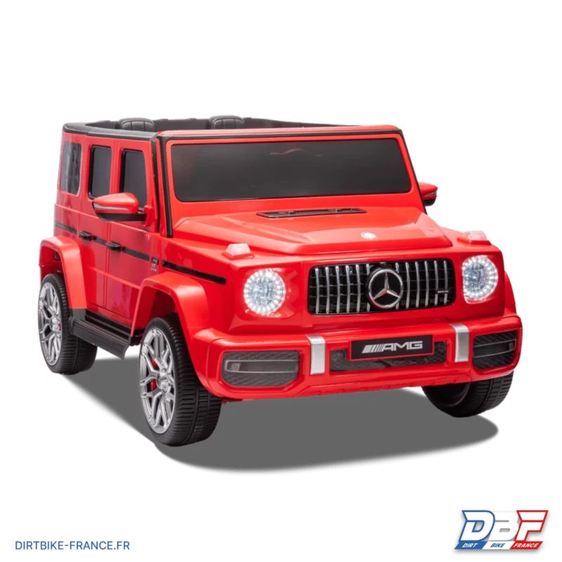 Voiture électrique enfant mercedes amg g63 2 places Rouge, Dirt Bike France - Photo N°1