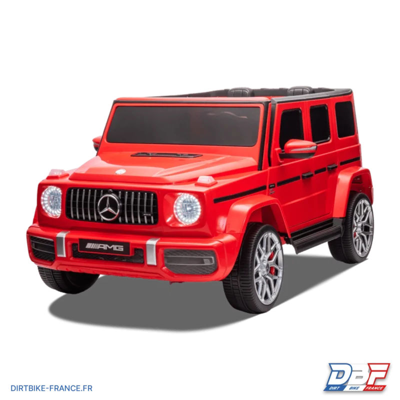 Voiture électrique enfant mercedes amg g63 2 places Rouge, Dirt Bike France - Photo N°4