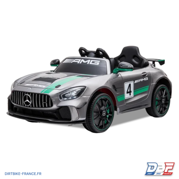 Voiture électrique enfant mercedes amg gt4 Silver, photo 2 sur Dirt Bike France