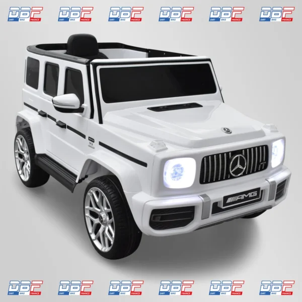 Voiture électrique enfant mercedes benz amg g63 Blanc Dirt Bike France