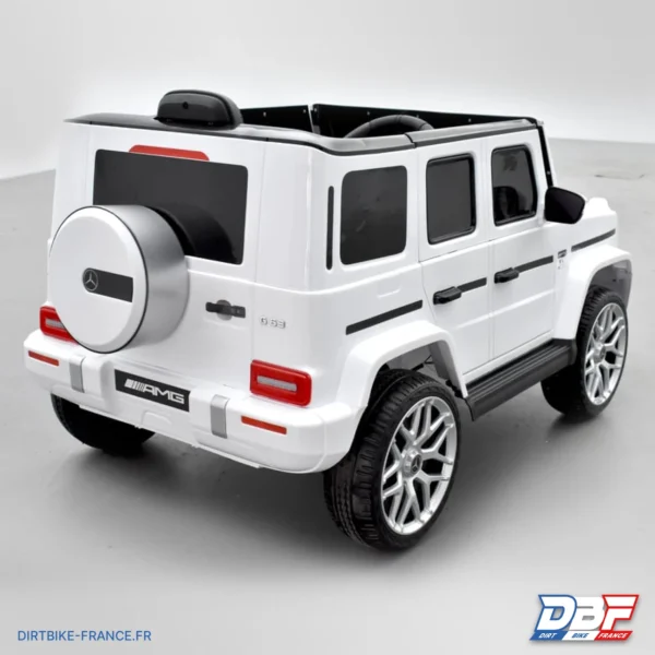 Voiture électrique enfant mercedes benz amg g63 Blanc, photo 5 sur Dirt Bike France