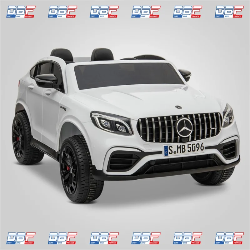 Voiture électrique enfant mercedes glc 63s Blanc, Dirt Bike France - Photo N°1