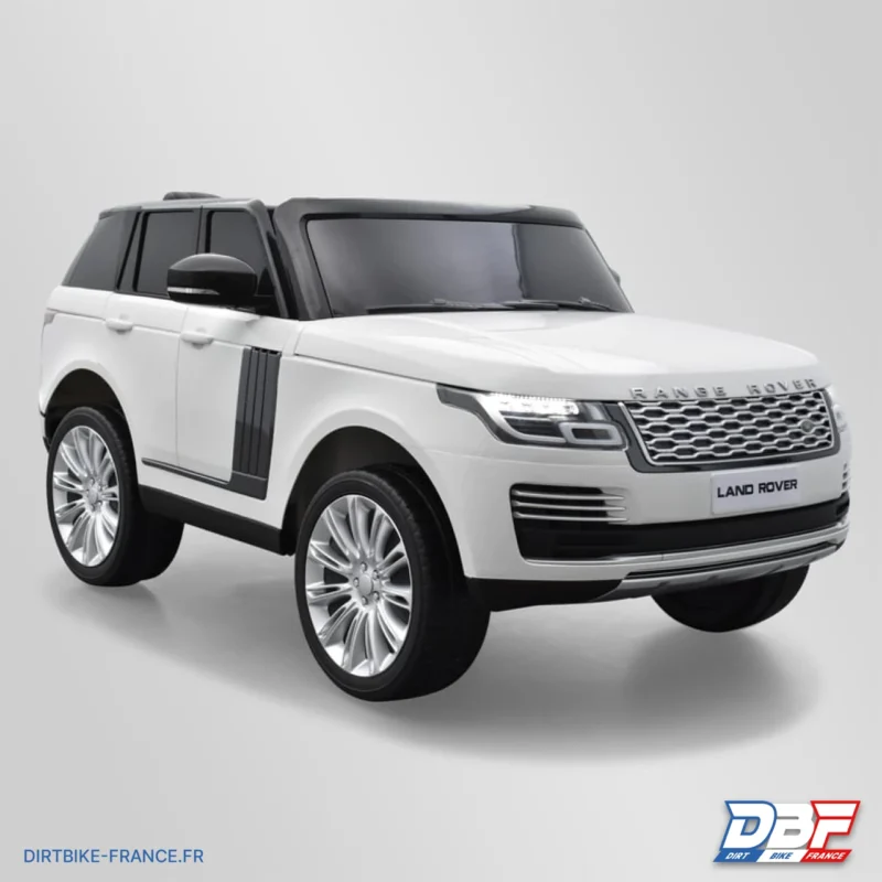 Voiture électrique enfant range rover Blanc, Dirt Bike France - Photo N°1