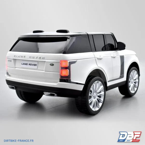 Voiture électrique enfant range rover Blanc, photo 3 sur Dirt Bike France