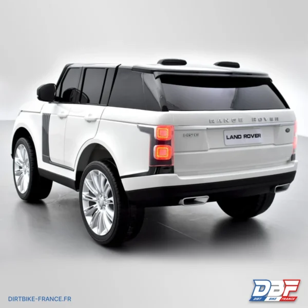 Voiture électrique enfant range rover Blanc, photo 4 sur Dirt Bike France