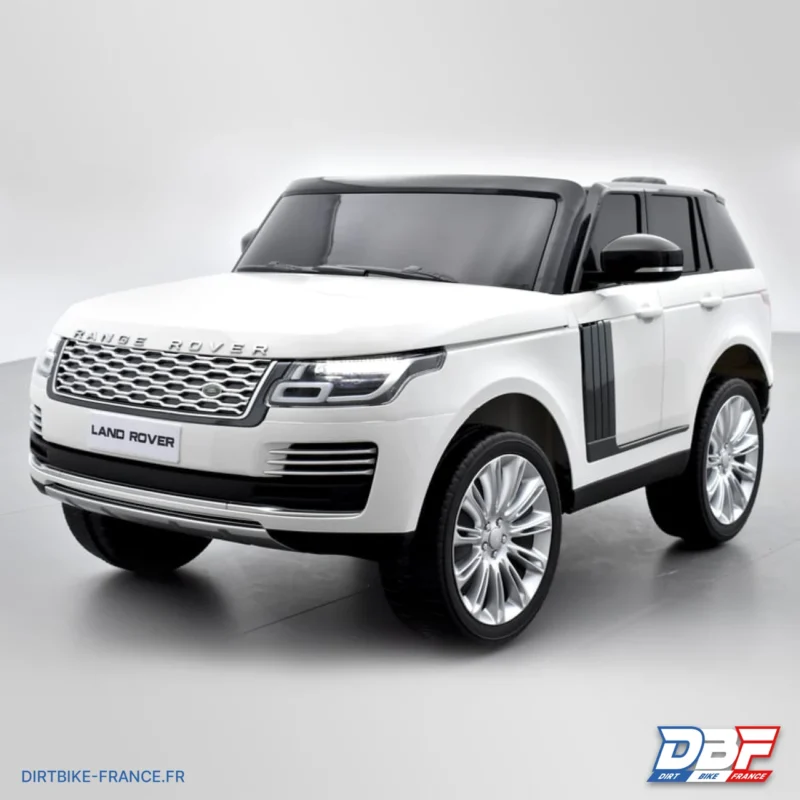 Voiture électrique enfant range rover Blanc, Dirt Bike France - Photo N°6