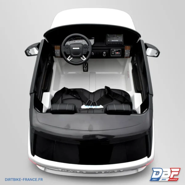Voiture électrique enfant range rover Blanc, photo 7 sur Dirt Bike France