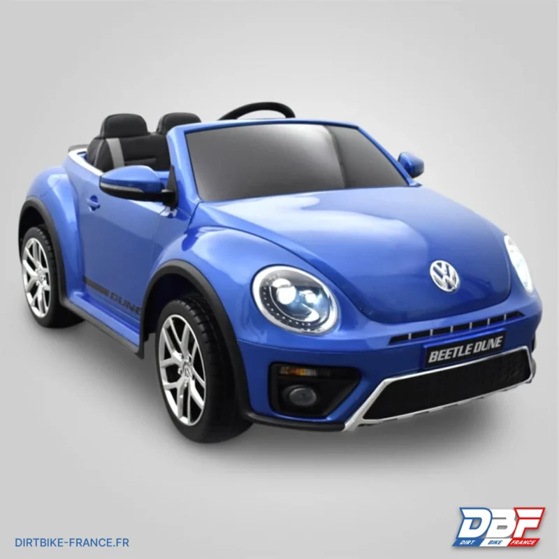 Voiture électrique enfant volkswagen coccinelle dune beetle Bleu, Dirt Bike France - Photo N°1
