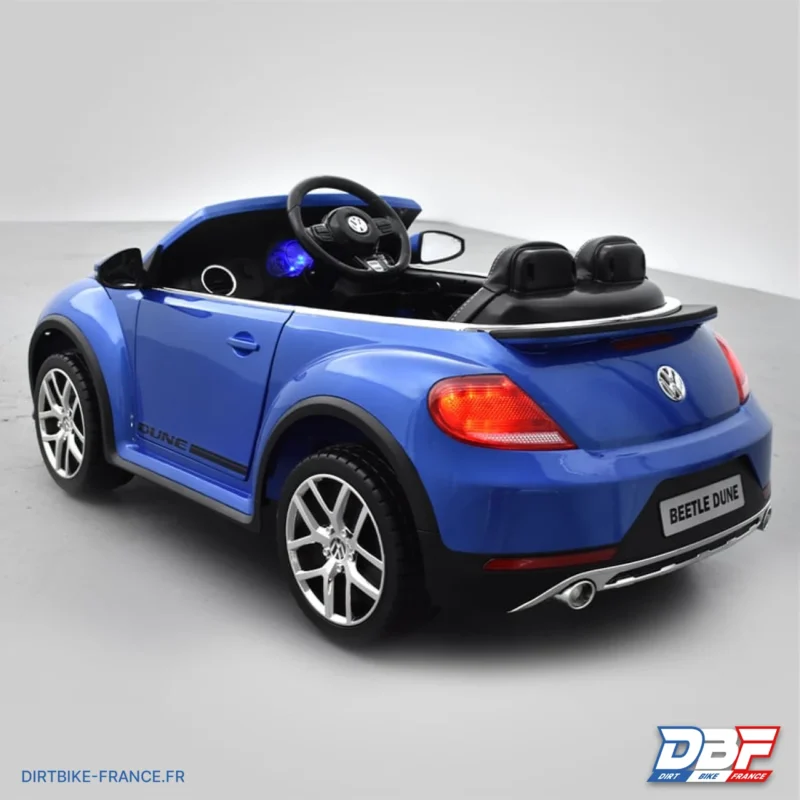 Voiture électrique enfant volkswagen coccinelle dune beetle Bleu, Dirt Bike France - Photo N°3