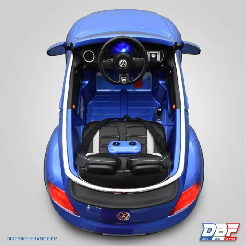 Voiture électrique enfant volkswagen coccinelle dune beetle Bleu, Dirt Bike France - Photo N°5