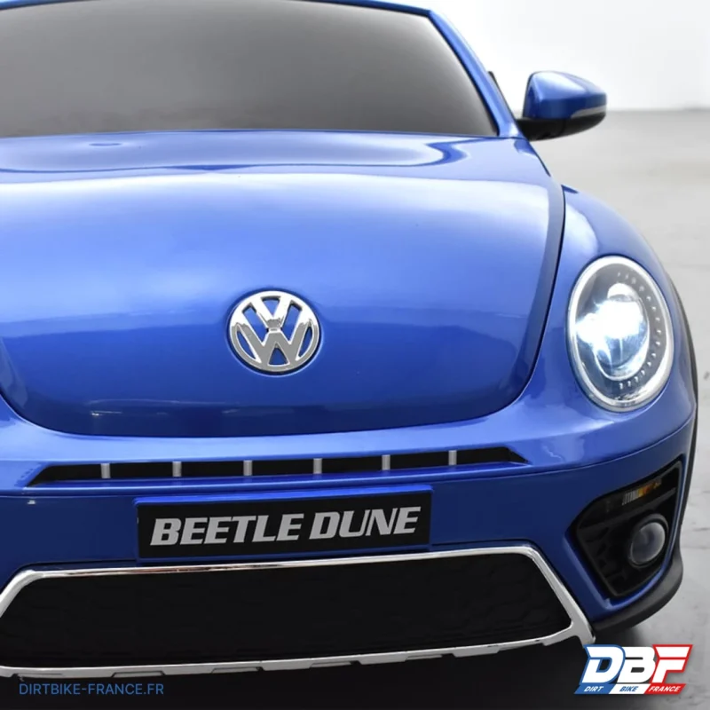 Voiture électrique enfant volkswagen coccinelle dune beetle Bleu, Dirt Bike France - Photo N°9