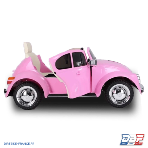 Voiture électrique enfant volkswagen coccinelle version rétro Rose, photo 5 sur Dirt Bike France