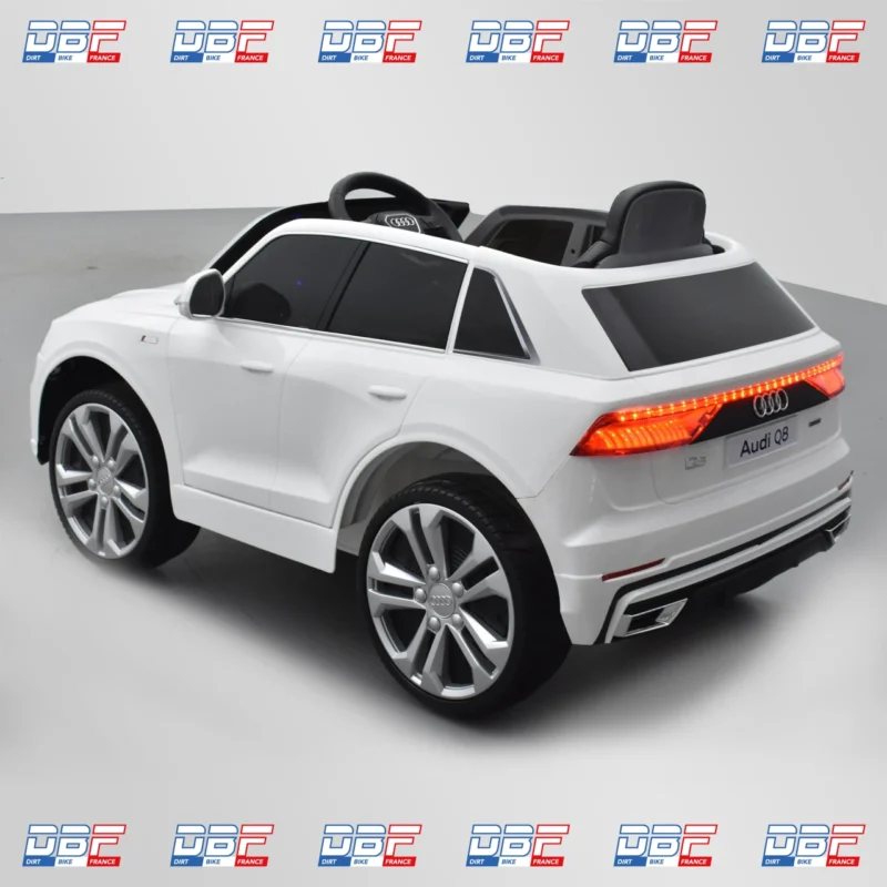 Voiture enfant électrique audi q8 12v Blanc, Dirt Bike France - Photo N°4