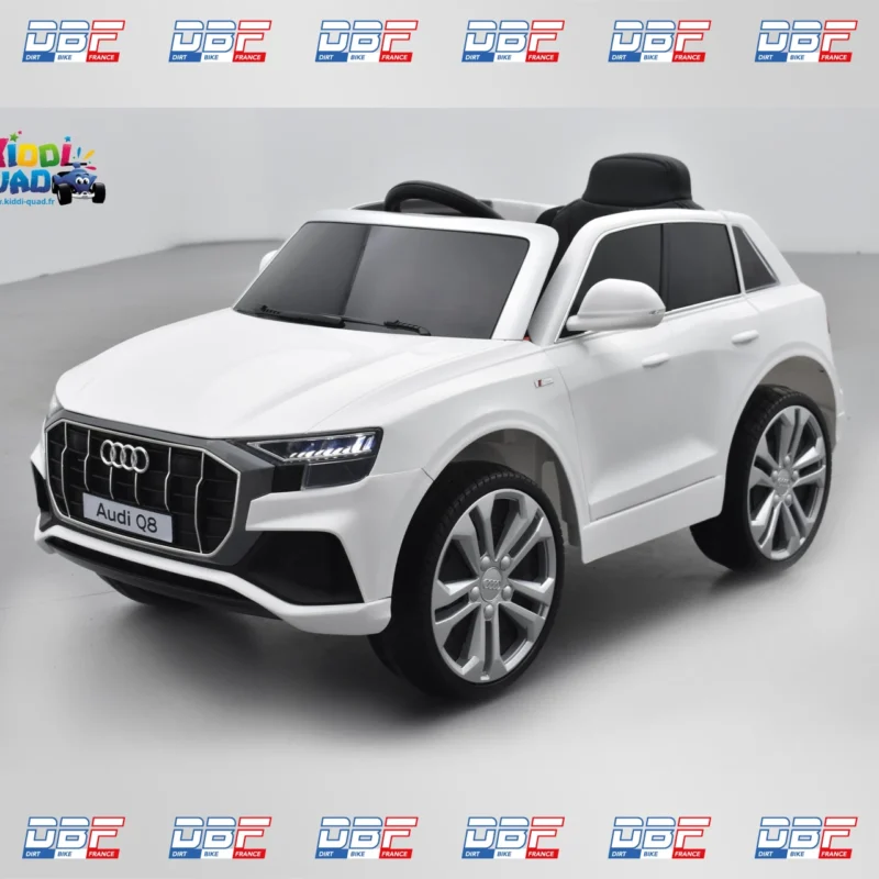 Voiture enfant électrique audi q8 12v Blanc, Dirt Bike France - Photo N°6