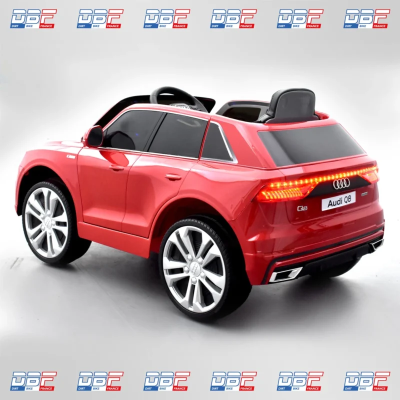 Voiture enfant électrique audi q8 12v Rouge, Dirt Bike France - Photo N°4