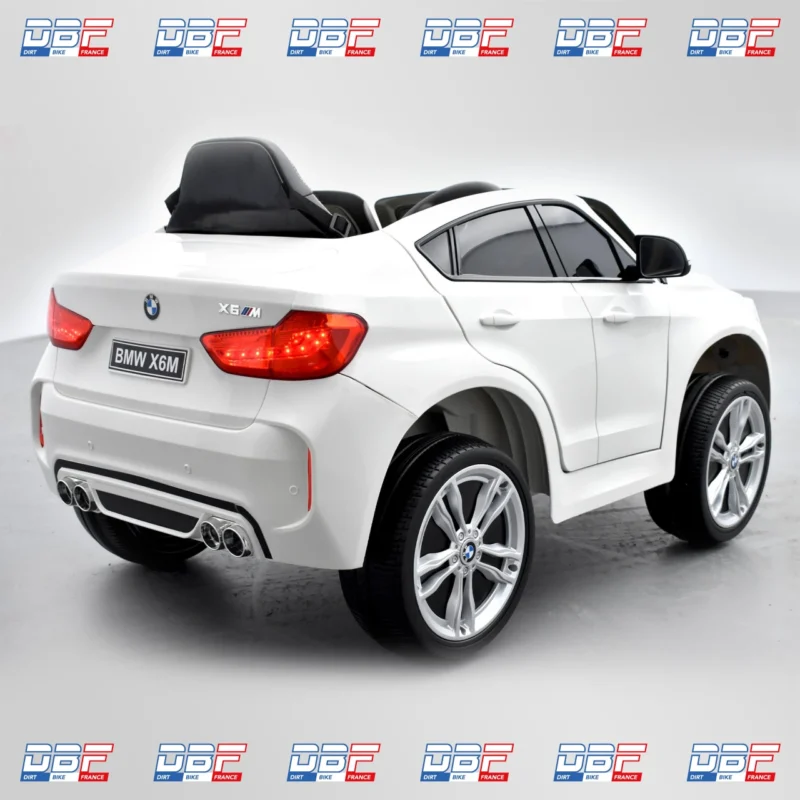 Voiture enfant électrique bmw x6m 1 place Blanc, Dirt Bike France - Photo N°3