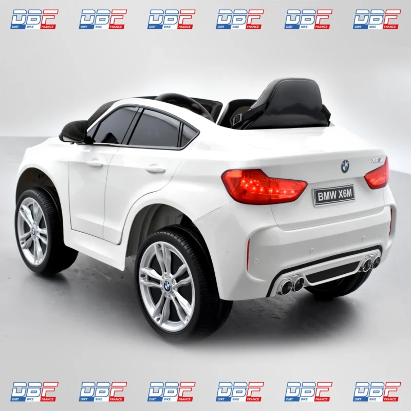 Voiture enfant électrique bmw x6m 1 place Blanc, Dirt Bike France - Photo N°4