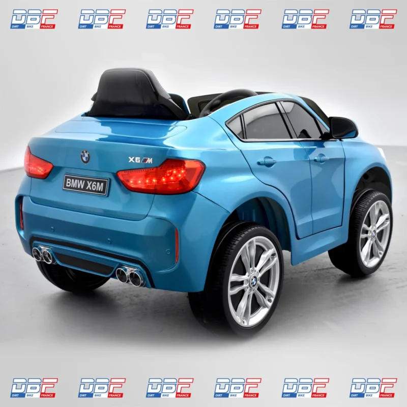 Voiture enfant électrique bmw x6m 1 place Bleu, Dirt Bike France - Photo N°3